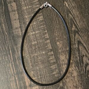 Silpada Black Leather Necklace Cord